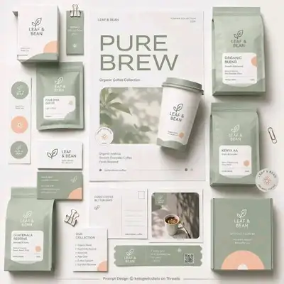 Premium Flat-Lay Branding Mockup Prompt