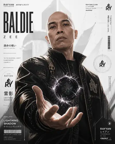 Luxury anime magazine cover poster prompt