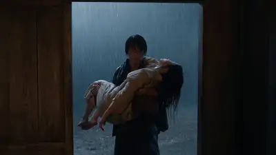Cinematic Rain Shelter Scene with Seedance 2.5