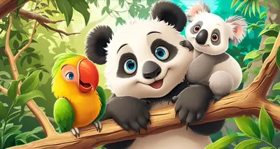 Children's Book Animal Illustration Prompt