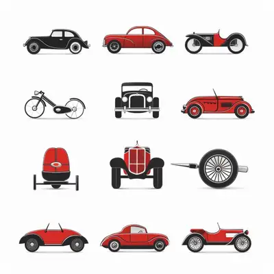 Minimalist Icon Grid Prompt