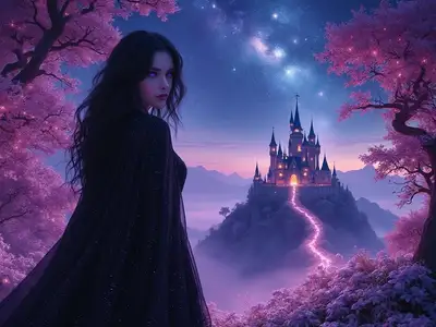 Enchanted Stellar Forest Portrait