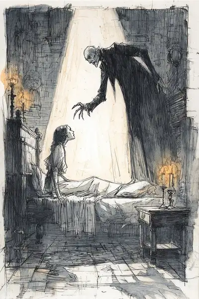 Gothic Vampire Storyboard Prompt