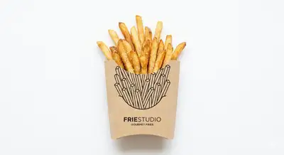 Real Food Emerging From Its Own Printed Illustration