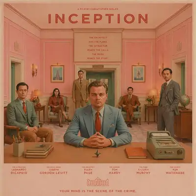 Einen Film im filmischen Stil von Wes Anderson neu interpretieren