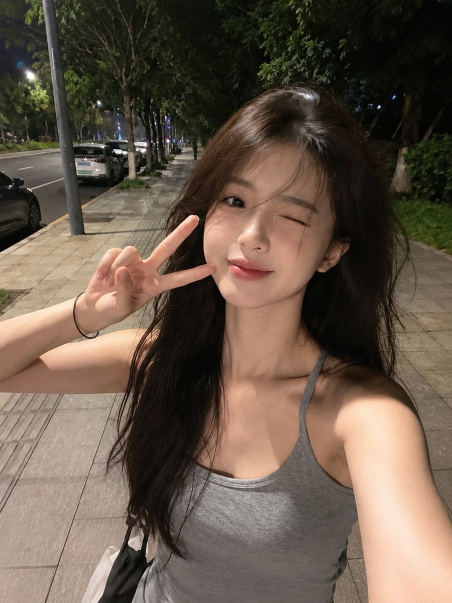 Nighttime smartphone selfie with duck-face expression, GPT Image 2