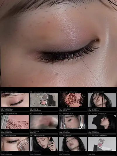 Cinematic Beauty Product Commercial Storyboard