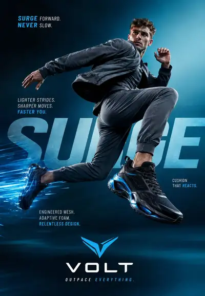 Sneaker Advertisement Poster Prompt