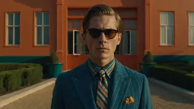 Wes Anderson Style Cinematic Portrait
