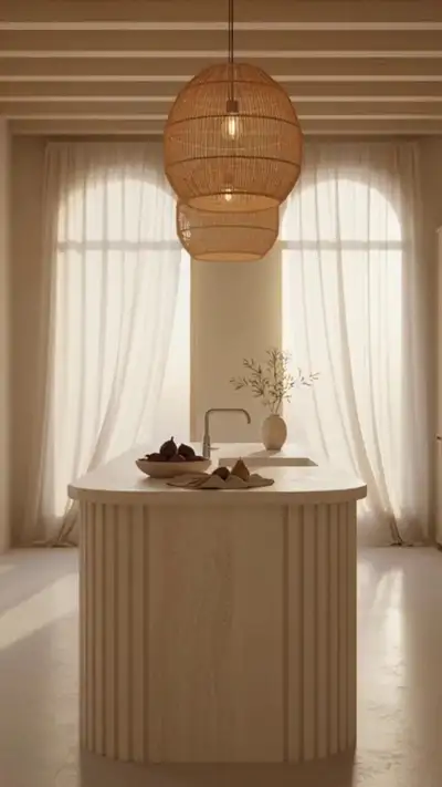 Mediterranean Luxury Kitchen Cinematic Video Prompt