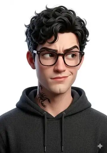 Prompt de portrait d'avatar 3D façon Pixar à partir d'une photo de référence