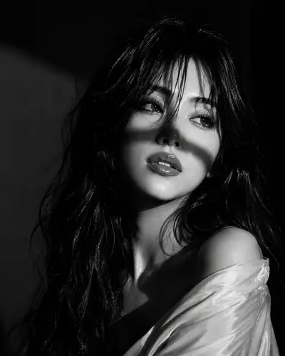 Vogue Editorial Black-and-White Portrait