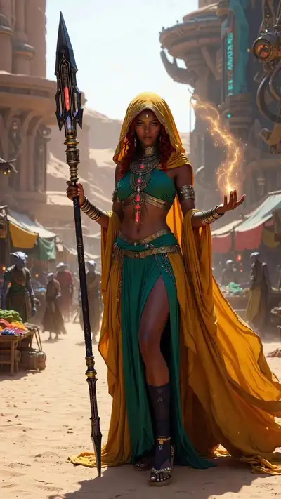 Solmara - The Saffron Star Oracle