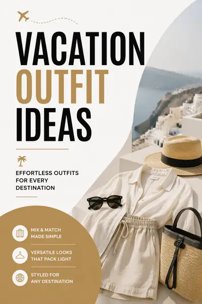 Minimalist vacation outfit ideas e-book cover