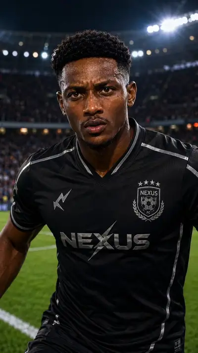 Real-World Football Player Action Portrait