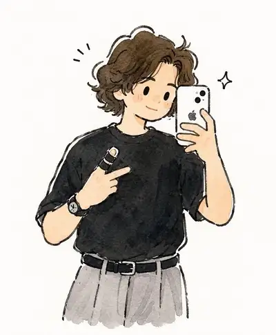 Transformação de selfie em anime aquarela