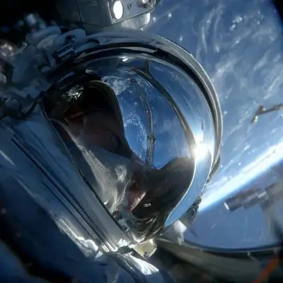 Astronaut in Orbit POV