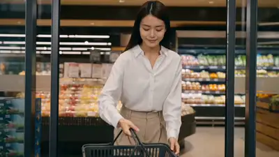 Luxury grocery run lifestyle vlog video