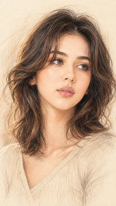 Ultra-realistic colored-pencil portrait prompt