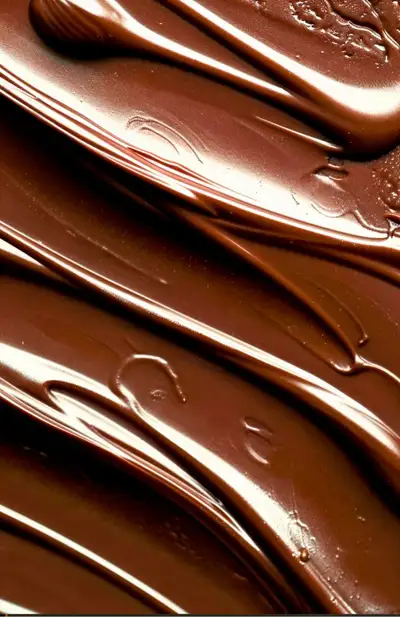Molten Chocolate River Texture Shot