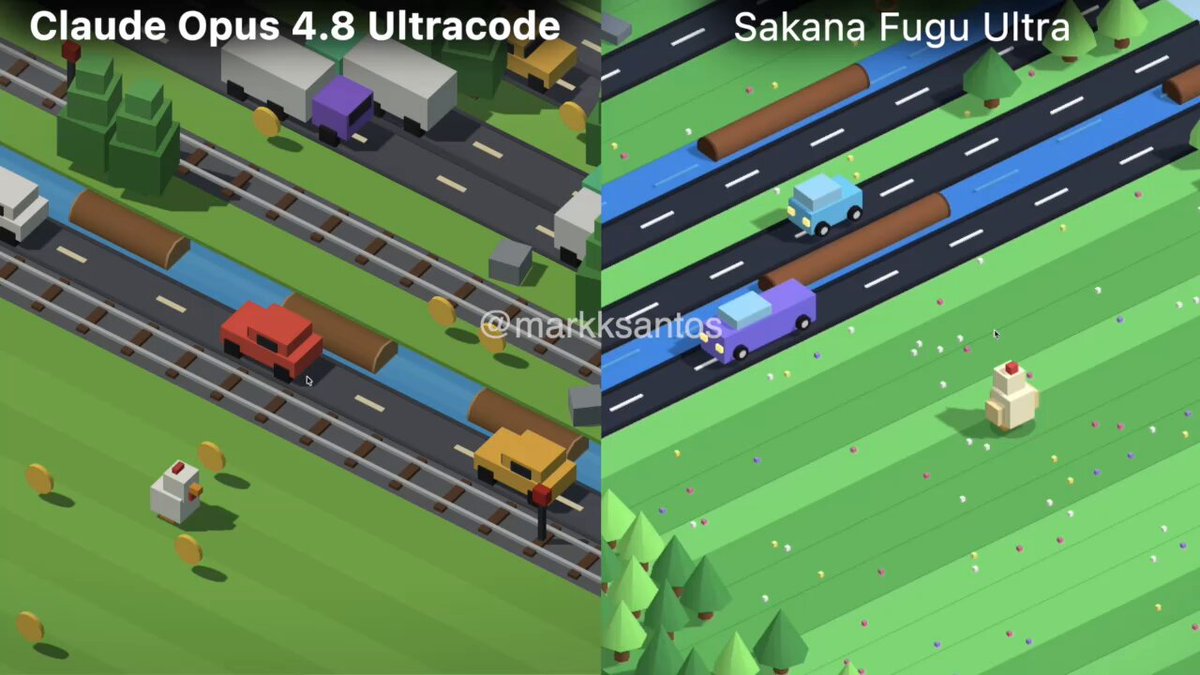 Build a Crossy Road clone in a single HTML file (three.js)