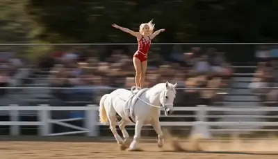 Cinematic Horse Riding Slow-Motion Video with Voiceover