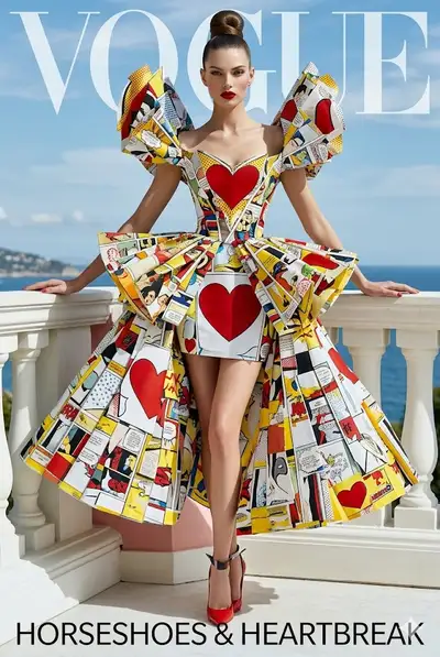 Surreal Vogue Fashion Editorial Photo