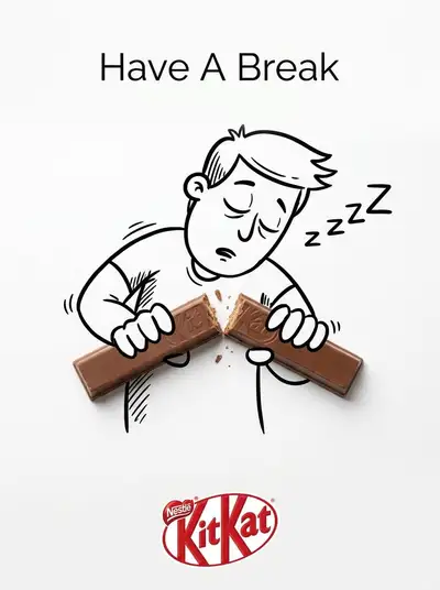 Product plus hand-drawn cartoon brand ad template