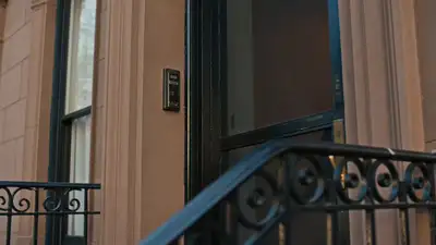 Music video segment 1: rapper cold open on a brownstone stoop