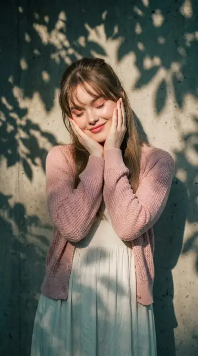 Cinematic Dappled Sunlight Portrait Edit