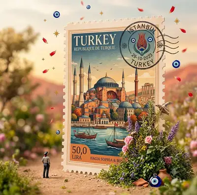 Whimsical Giant Stamp Dioramas in Miniature Worlds