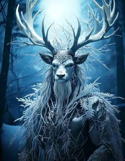 Winter Spirit Guardian of Frost Forest