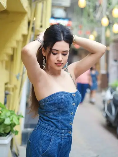 Ultra-Photorealistic Indian Woman Portrait in Street Alley