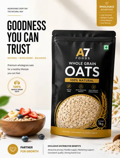 High-End Food Brand Commercial Poster Prompt