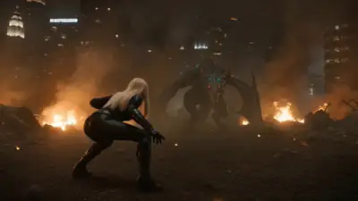 Dragon Fight Cinematic Video Prompt