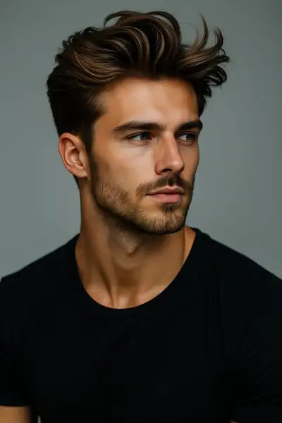 Studio Portrait of a Young Man