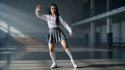 Vidéo d'arts martiaux wuxia façon Poing du Singe avec effets d'énergie à l'encre noire