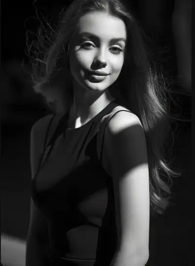 Estúdio de Retrato em Elegância Monocromática