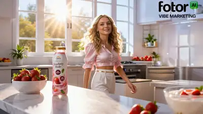 Guión comercial de batido de fresa