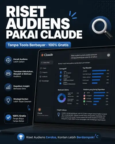 Educational Graphic on Audience Research Using Claude AI