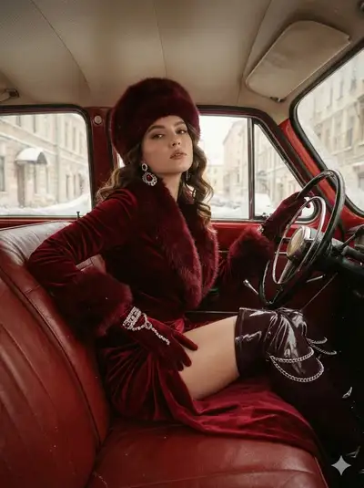 Editorial Winter Fashion Portrait Prompt