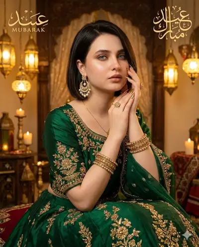 Eid Mubarak Cinematic Portrait Prompt