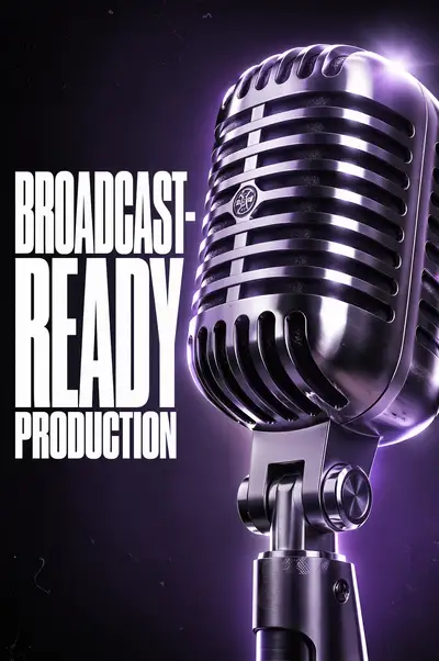 Broadcast Microphone Premium Studio Advertisement