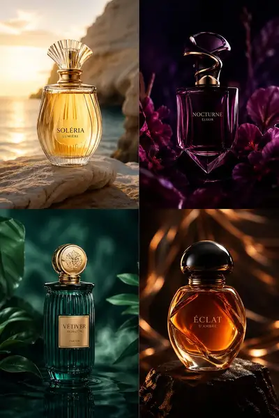 Premium Cinematic Perfume Ad Prompts