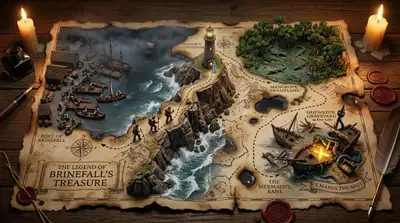 Treasure Map Coming to Life as 3D Adventure Quest
