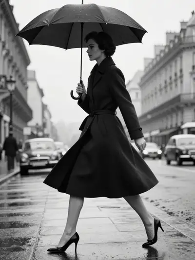 1950s Paris Couture Street Photography Prompt