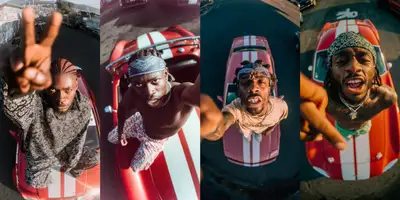 Action-Filled Fisheye Fashion Portrait