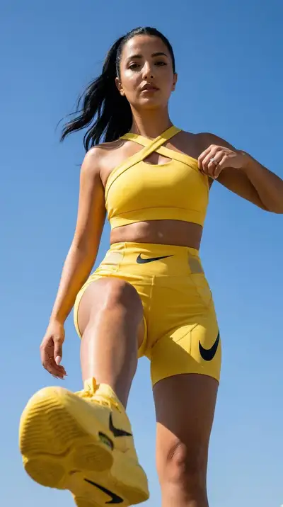 Nike Pro Inspired Athletic Campaign Photo