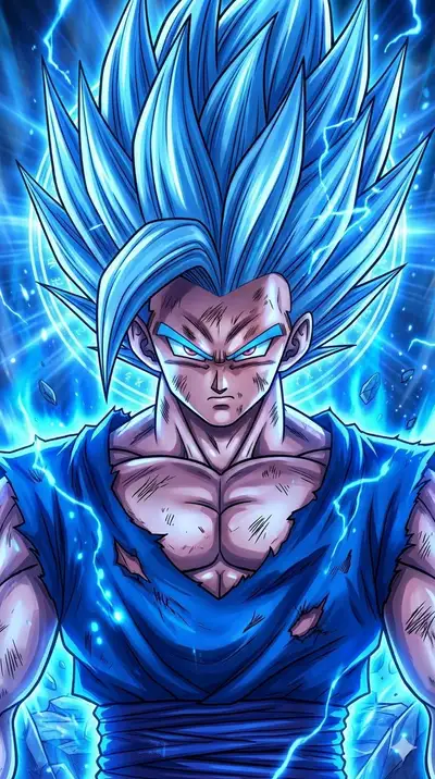 Ilustração de Batalha de Guerreiros de Anime