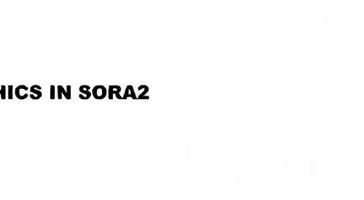 Sora2 Motion Graphics Text Rotation